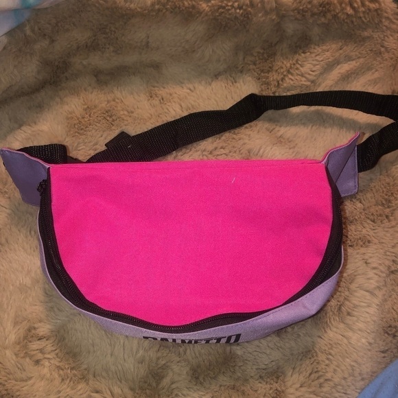 PALMETTO Canna Company Pink & Purple Waist Bag Fanny Pack w Adjustable Strap Lg - Picture 3 of 7